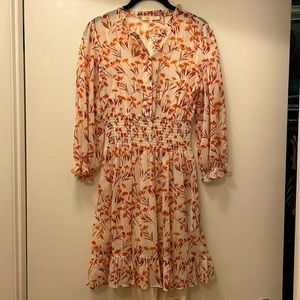 maje chiffon dress with separate slip